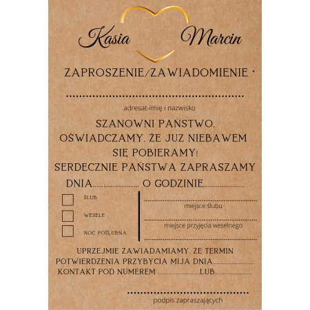 Zaproszenie Awizo 2
